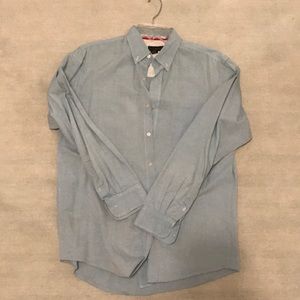 Blue collared shirt